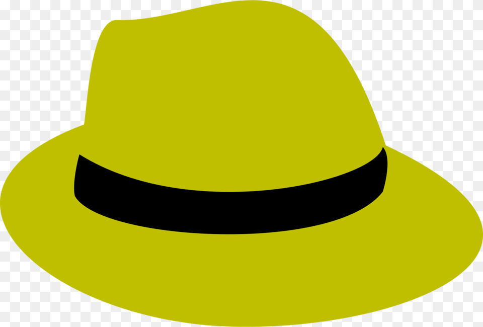 Fedora Clipart Yellow Fedora, Clothing, Hat, Sun Hat Free Png