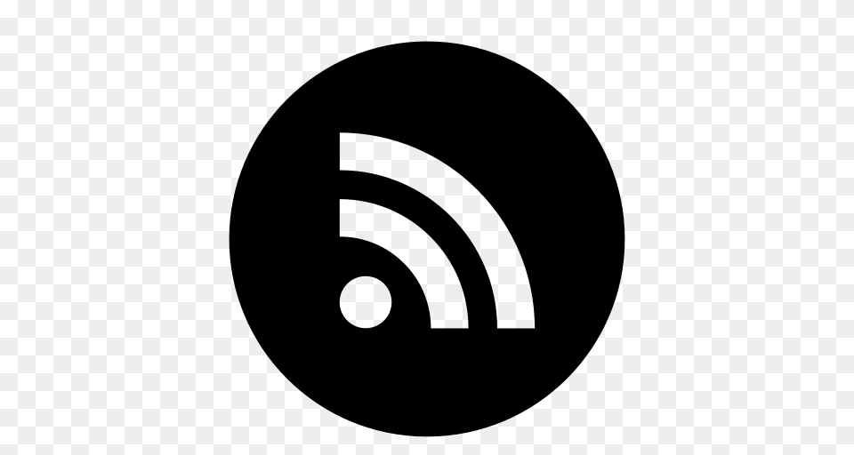 Feed Rss Subscribe Icon, Gray Png