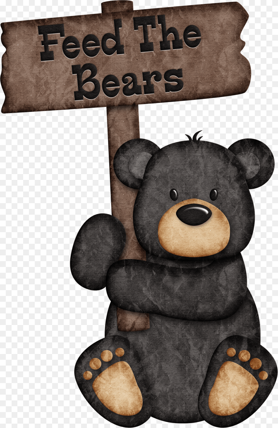 Feed The Black Christine Staniforth Designs Happy Camper Book Fair, Teddy Bear, Toy, Animal, Bear Free Png