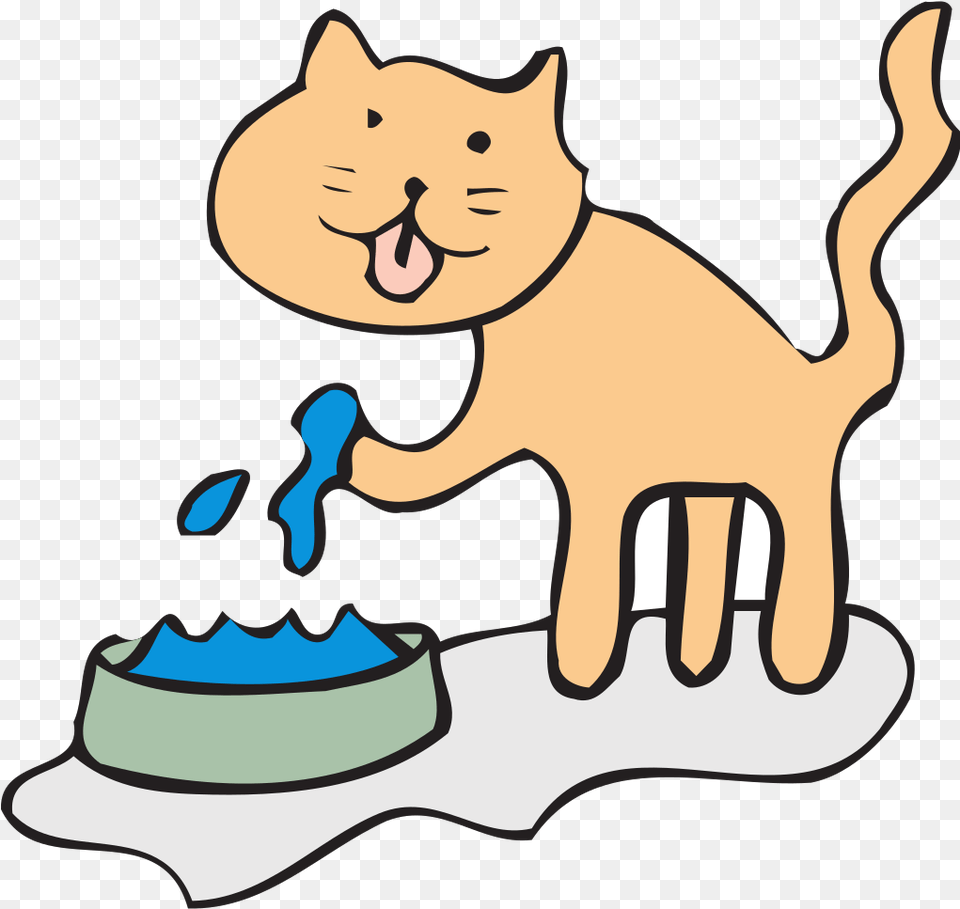 Feed The Cat Clipart U2013 Animals Drink Water Clip Art, Dessert, Birthday Cake, Cake, Cream Free Transparent Png