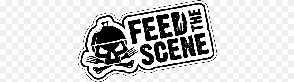 Feed The Scene, Stencil, Sticker, Logo Free Png Download