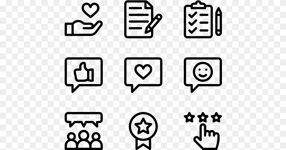 Feedback And Testimonials Surf Icons, Gray Free Transparent Png