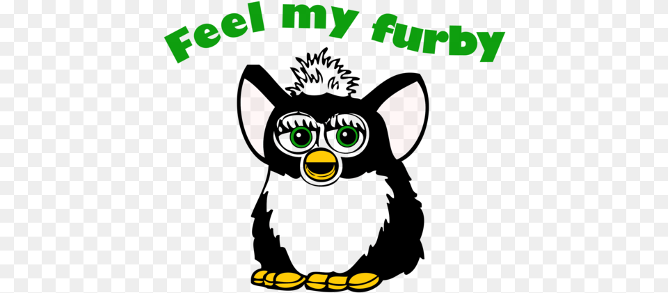 Feel My Furby Furby Shirt, Animal, Cat, Mammal, Pet Free Png
