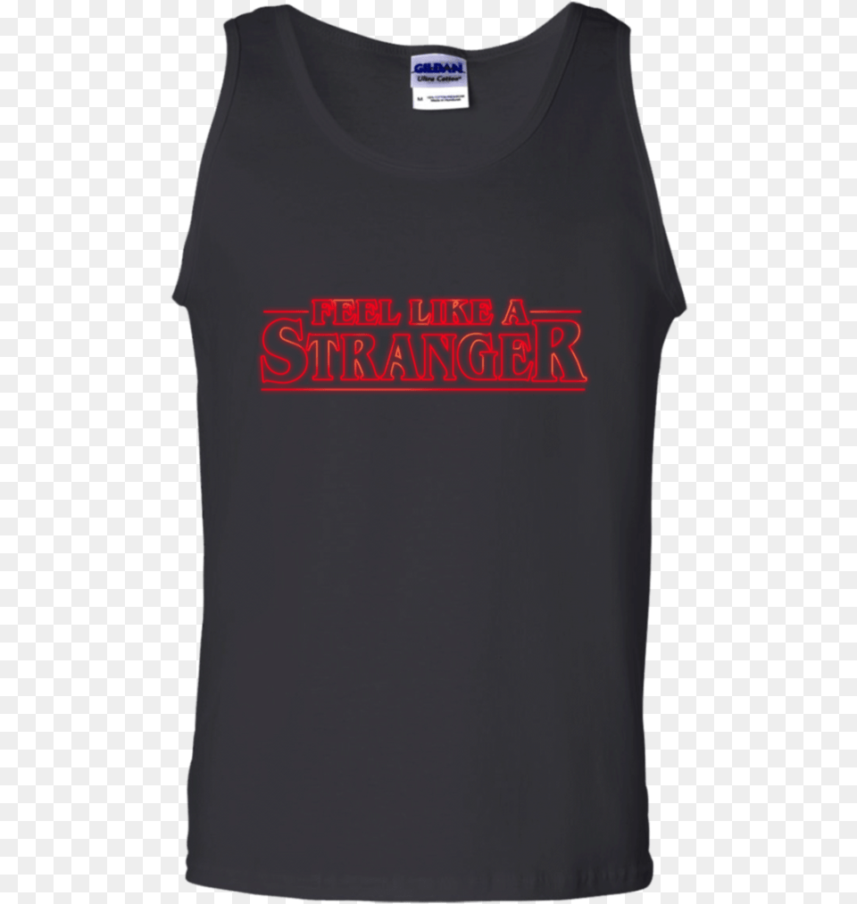 Feel Stranger Things 100 Cotton Tank Top, Clothing, T-shirt, Tank Top, Shirt Png