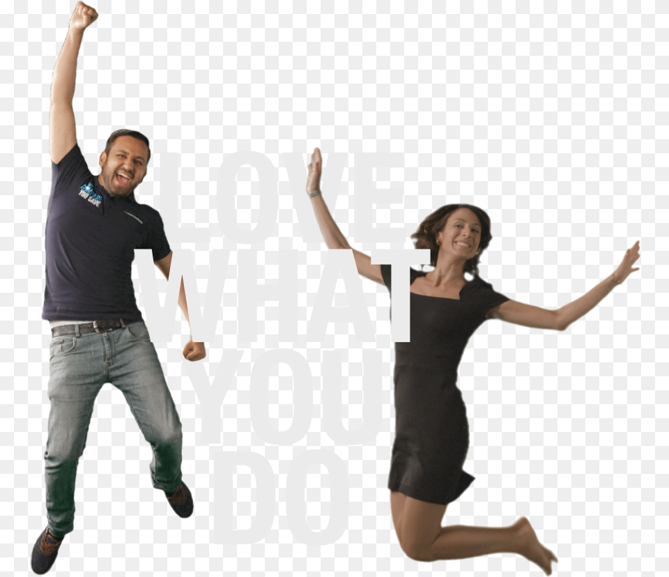 Feel The Benefit Of A Role That Lets You Explore Your Group Jumping, Leisure Activities, Clothing, Dancing, T-shirt Free Png Download
