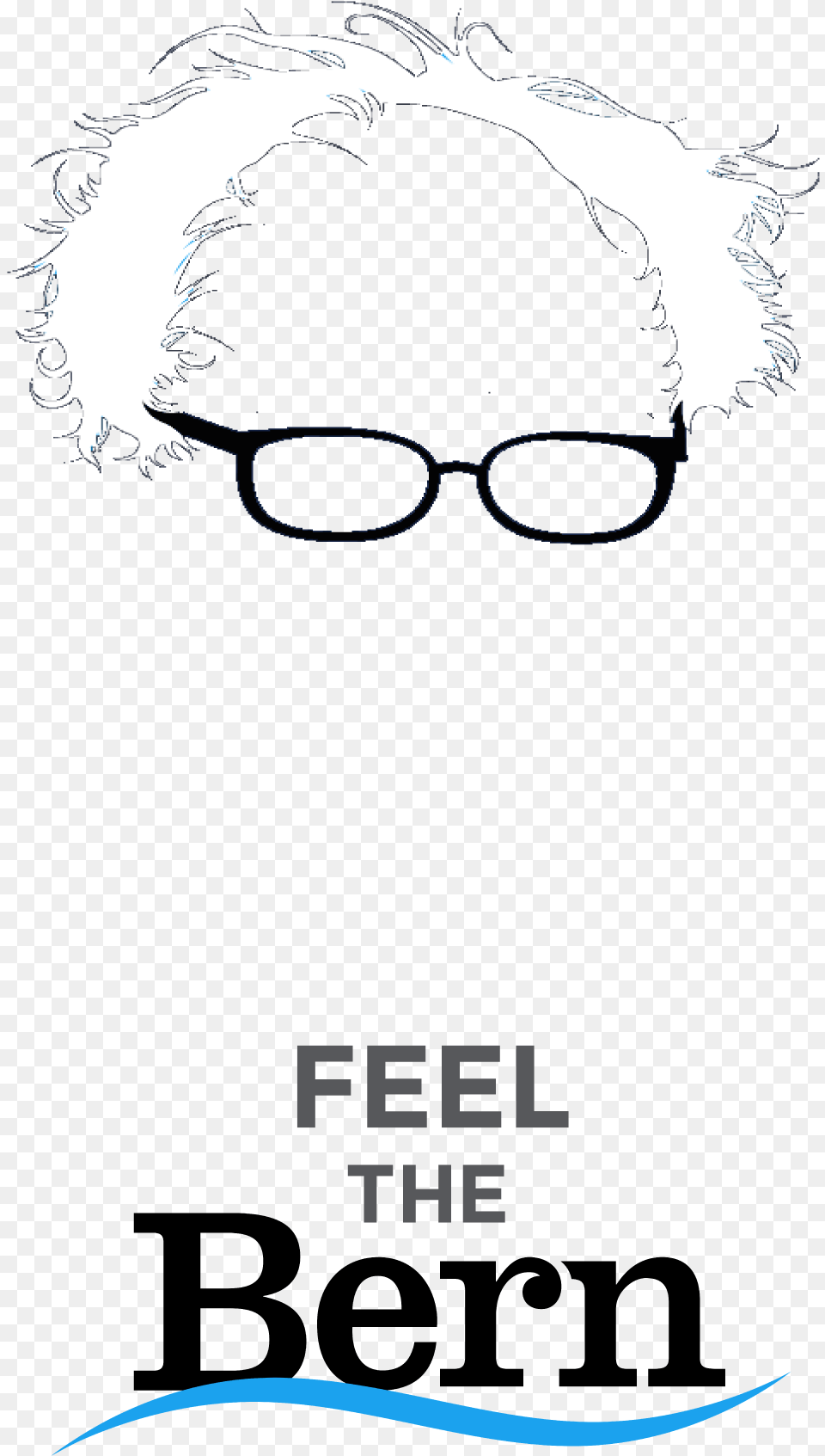 Feel The Bern Snapchat Filters Line Art, Adult, Person, Man, Male Free Transparent Png