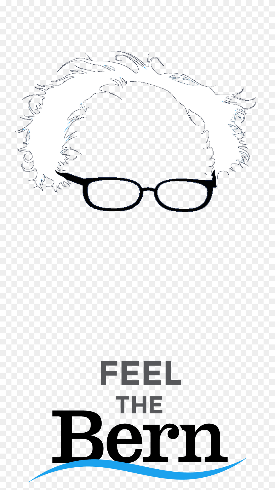 Feel The Bern Snapchat Filters Sandersforpresident, Logo, Accessories, Glasses, Stencil Free Png