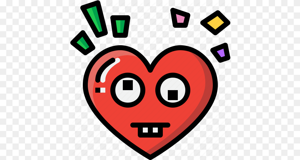 Feeling Color Outlineu0027 By Tulpahn Funny Heart Icon, Scoreboard Free Transparent Png