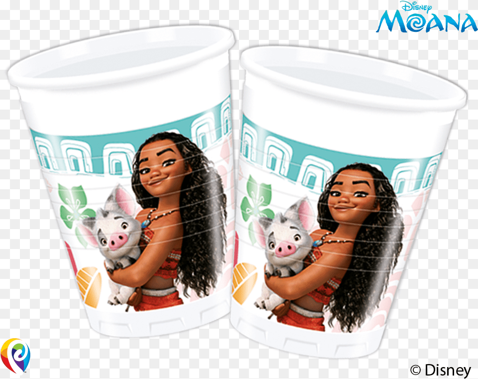 Feest Moana, Cup, Child, Girl, Female Png Image