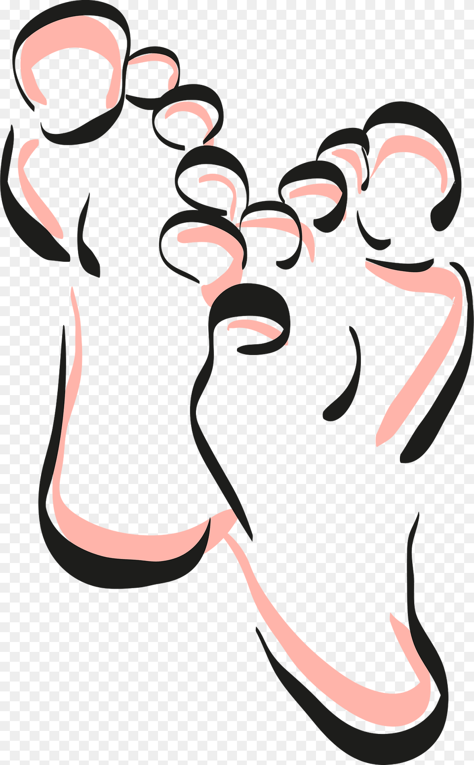 Feet Clipart, Body Part, Face, Head, Neck Png
