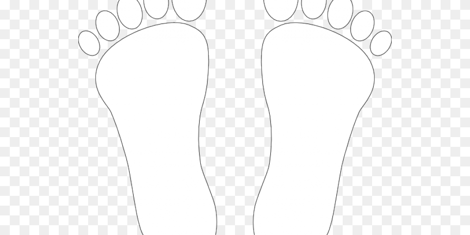 Feet Clipart Black And White, Footprint Free Png Download