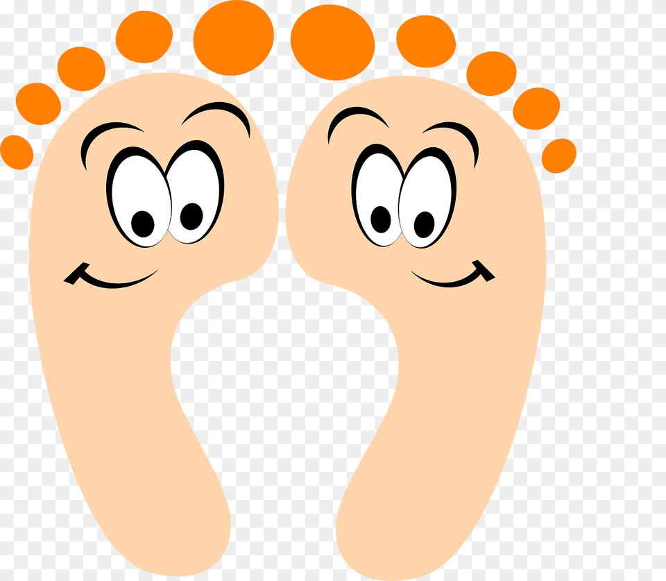 Feet Clipart Foot Care, Footprint, Face, Head, Person Free Transparent Png