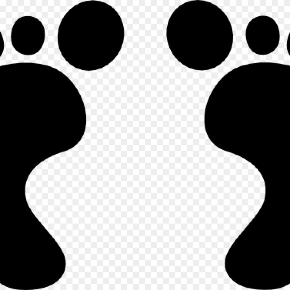 Feet Clipart Two Clip Art, Gray Free Png Download