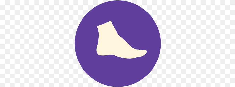 Feet Flat Circle Icon U0026 Svg Vector File Icono De Pies, Ankle, Body Part, Person, Clothing Free Transparent Png
