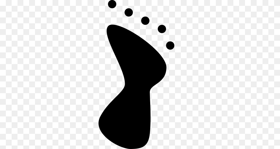 Feet Foot Footprint Icon With And Vector Format For Gray Free Png