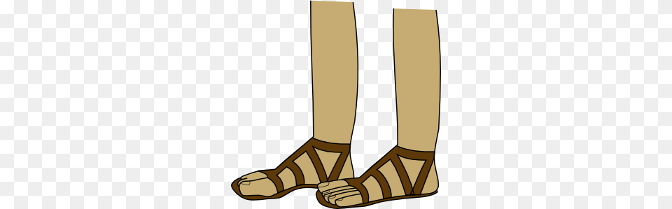 Feet In Sandals Clip Art, Clothing, Sandal, Footwear, Plant Free Transparent Png