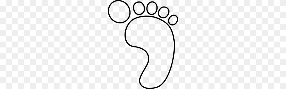 Feet Outline Clip Art, Gray Free Transparent Png