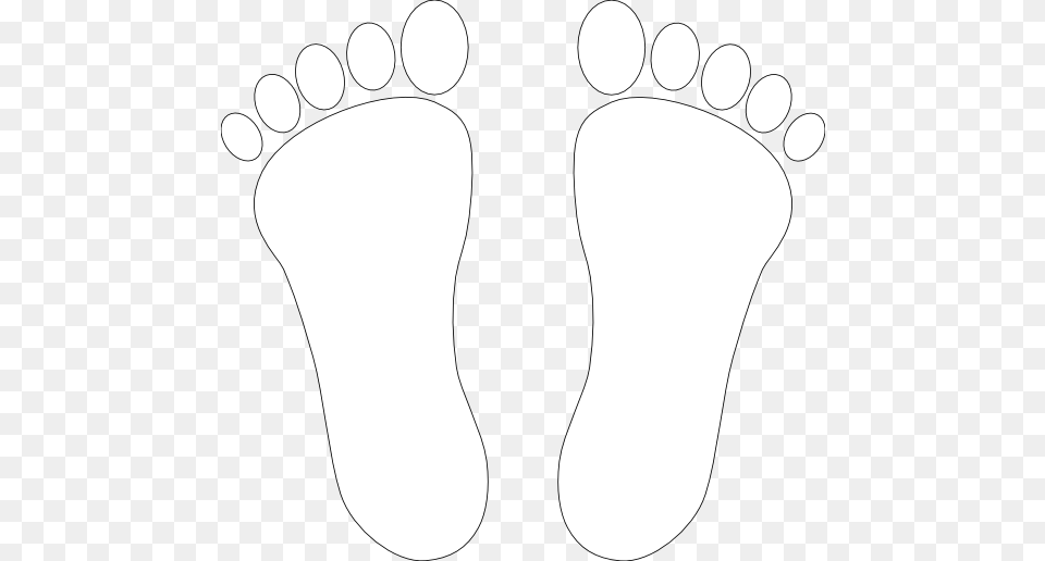 Feet Outline Clip Art, Footprint Free Transparent Png