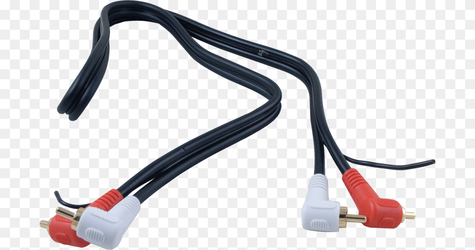 Feet Rca Cable Right Angle Plug, Adapter, Electronics Free Png Download