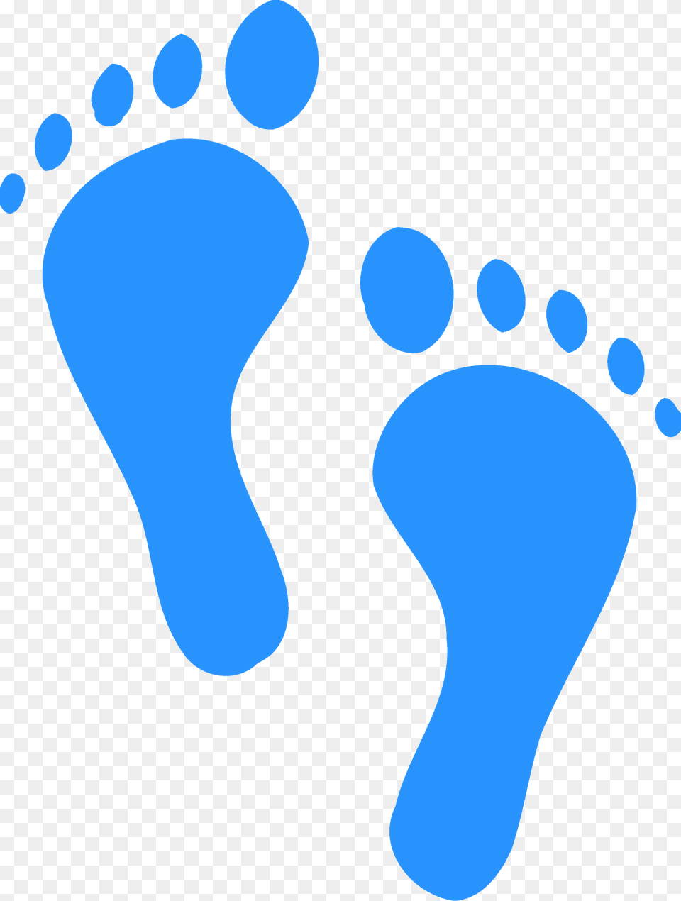 Feet Silhouette, Footprint Free Png