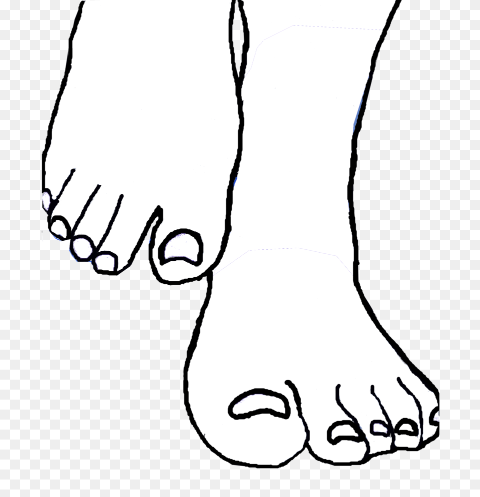 Feet Template, Baby, Person, Ankle, Body Part Free Png Download
