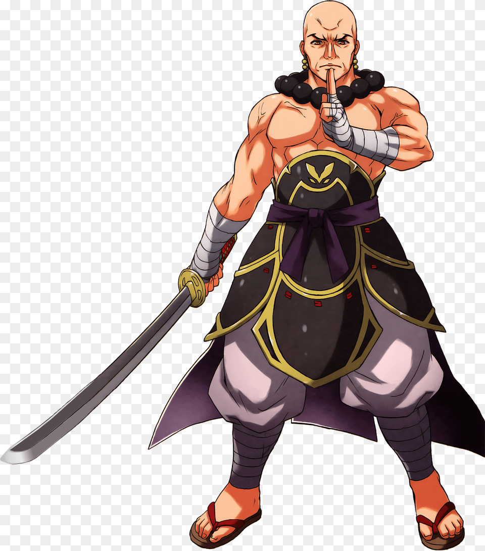 Fef Fuga 01 Fire Emblem Master Of Arms, Weapon, Sword, Person, Head Free Transparent Png