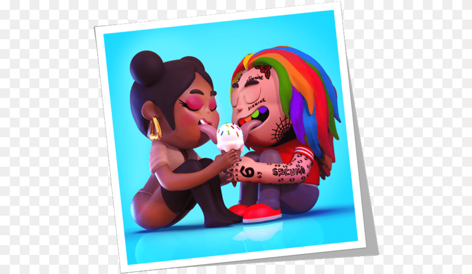 Fefe Single 6ix9ine Fefe, Cream, Dessert, Food, Ice Cream Free Png