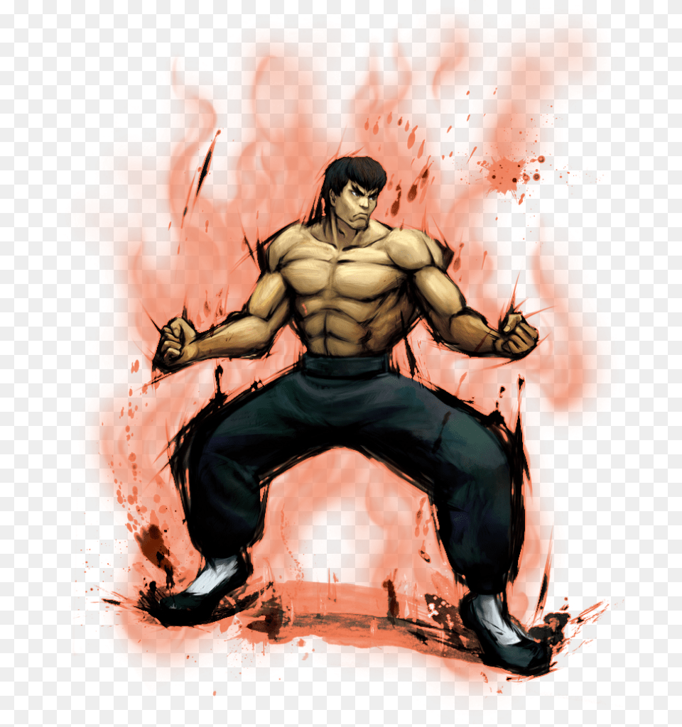 Fei Long Street Fighter, Adult, Male, Man, Person Free Png Download