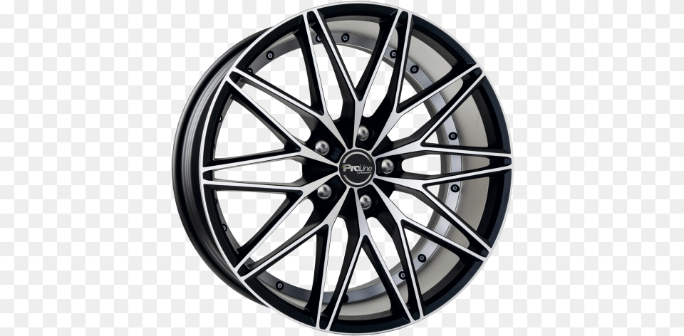 Felge Pxe Black Polished Von Proline Proline Wheel Pxe 80x18 Et40 5x115 18 Inch Black Matt, Alloy Wheel, Car, Car Wheel, Machine Free Png Download