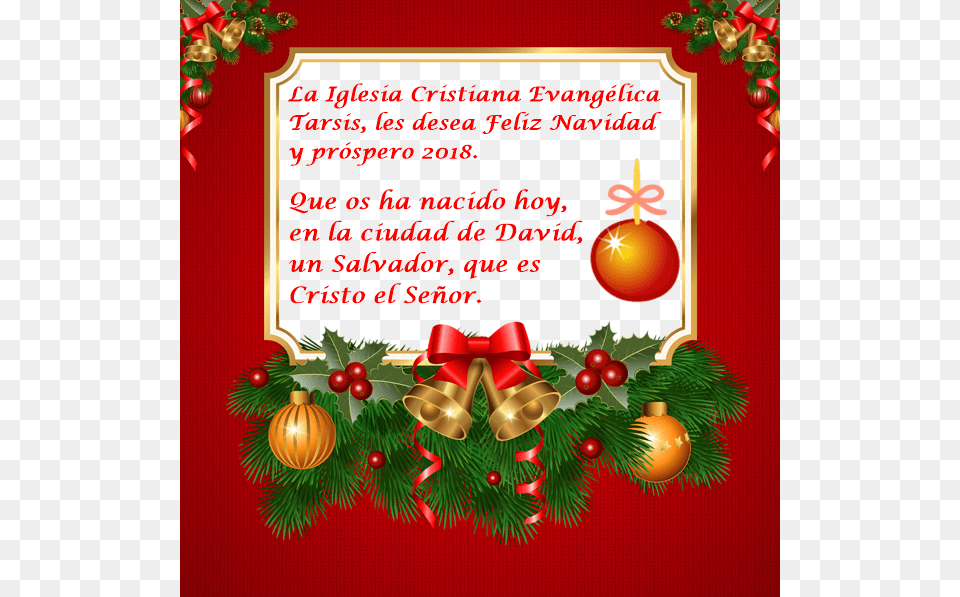 Felicitacin De Navidad Red Christmas Photo Frame, Envelope, Greeting Card, Mail Free Transparent Png