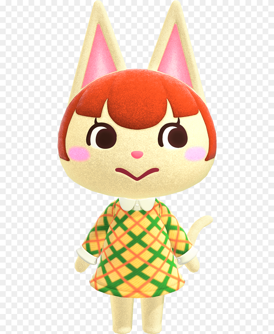 Felicity Animal Crossing Wiki Nookipedia Acnh Peppy Villagers Cat, Plush, Toy, Doll, Face Free Png Download