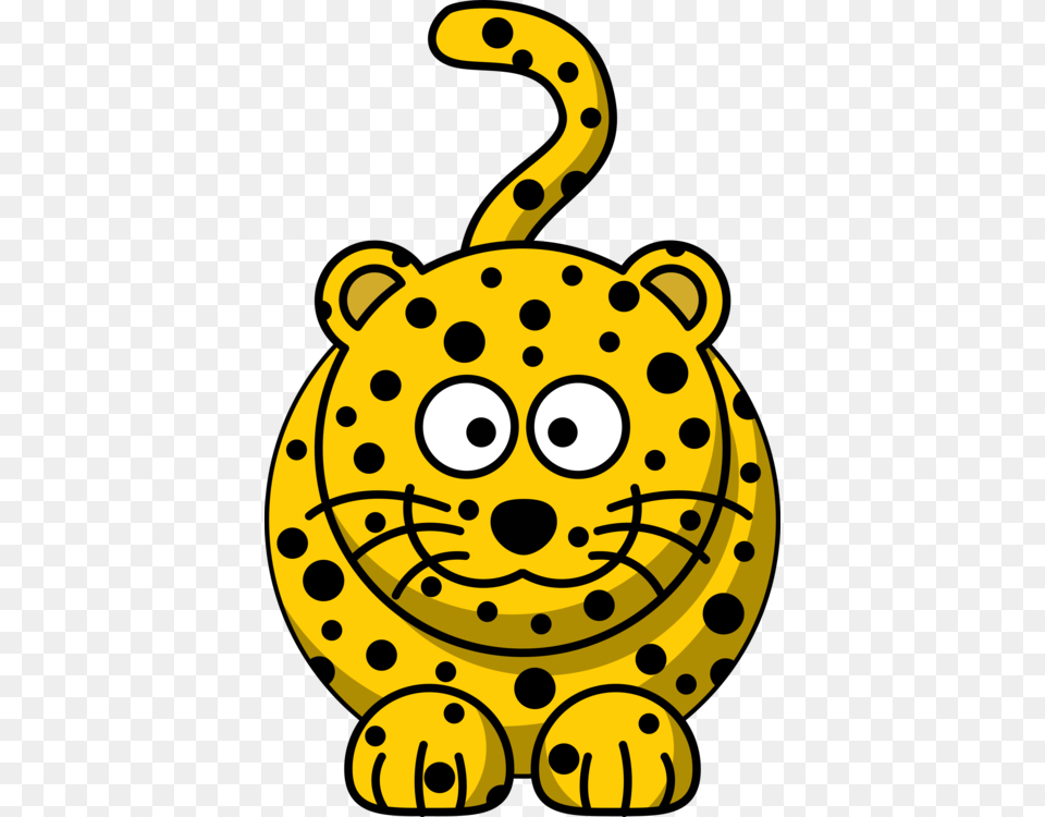 Felidae Cartoon Cheetah Jaguar Indian Leopard, Animal, Bear, Mammal, Wildlife Png Image