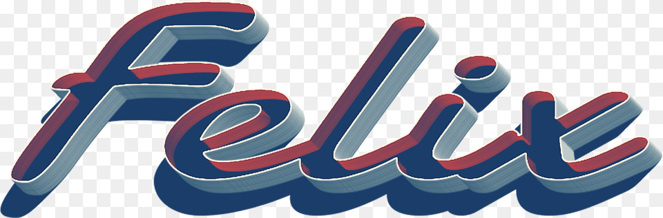 Felix 3d Letter Name Graphic Design, Light, Text, Logo Free Png Download
