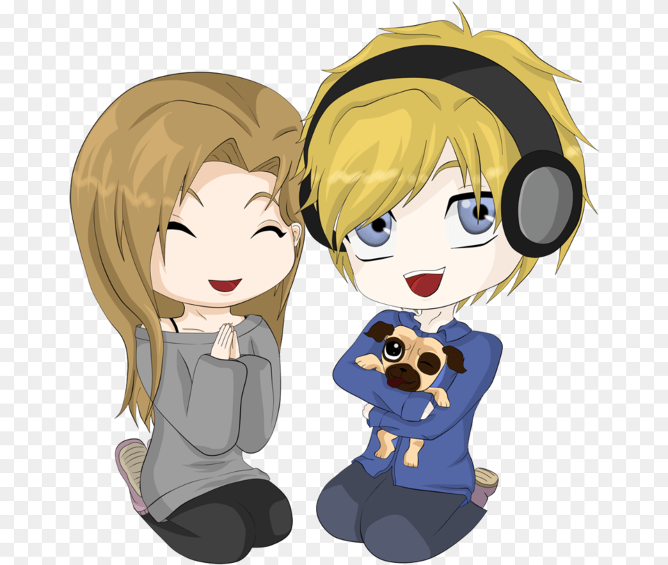 Felix And Marzia Marzia Kjellberg, Publication, Book, Comics, Adult Png Image