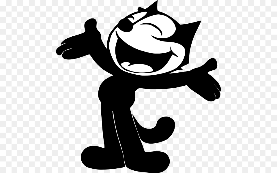 Felix The Cat, Stencil, Logo, Symbol Png Image