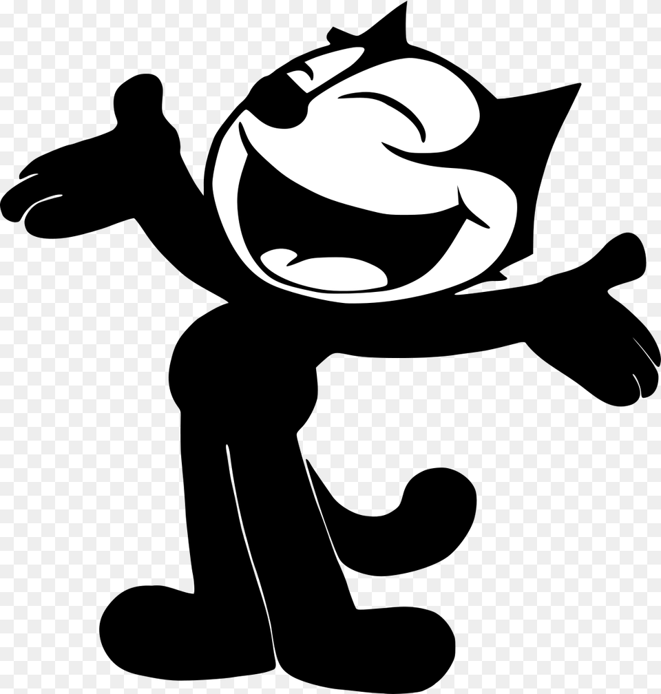 Felix The Cat, Stencil, Logo, Symbol Png