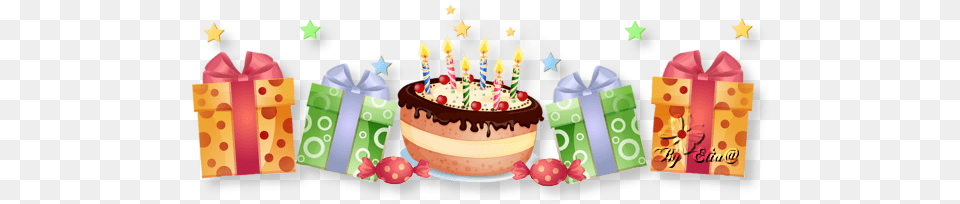 Feliz Cristian Birthday, Birthday Cake, Cake, Cream, Dessert Free Png Download