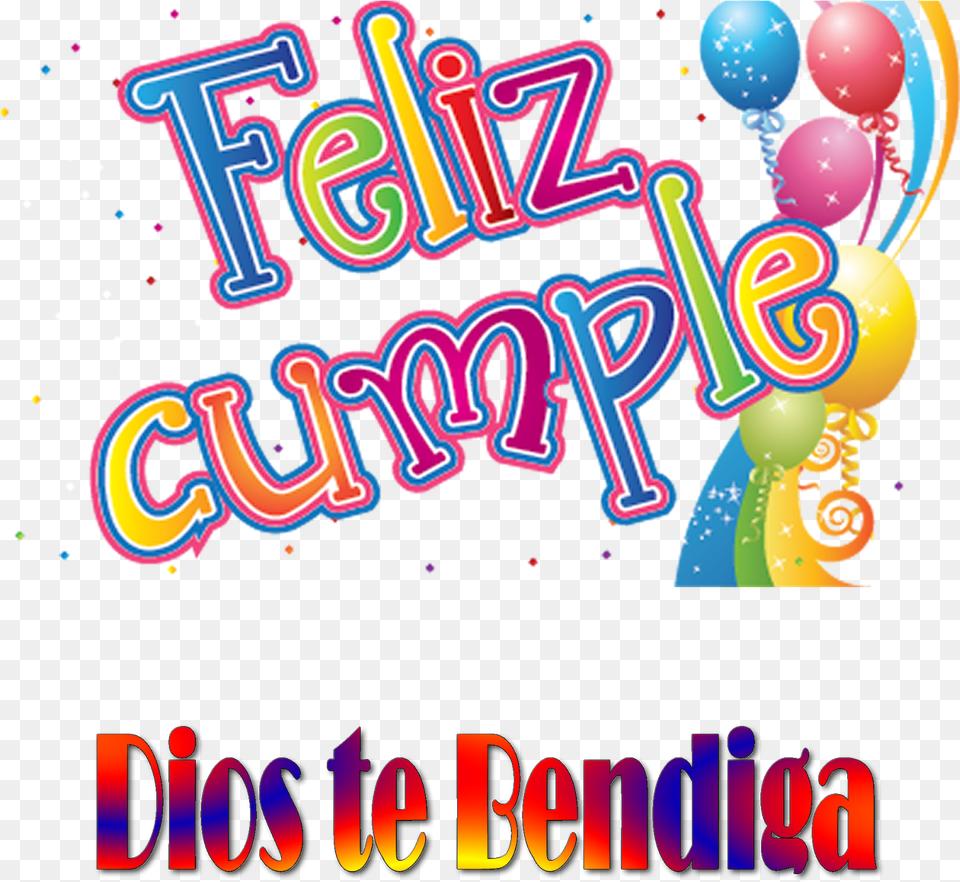 Feliz Cumple Que Dios Lo Bendiga, People, Person, Balloon Png Image