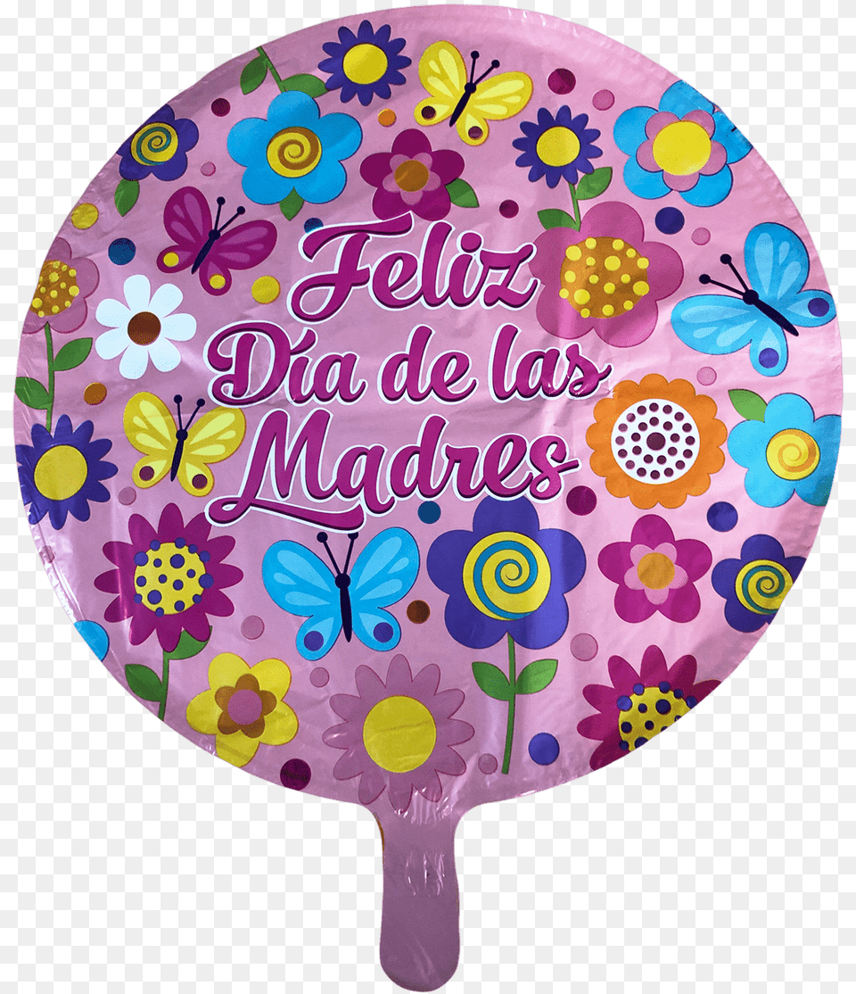 Feliz Dia De Las Madre Foil Balloon 18quot Circle, Racket, Plate, Birthday Cake, Cake Free Transparent Png