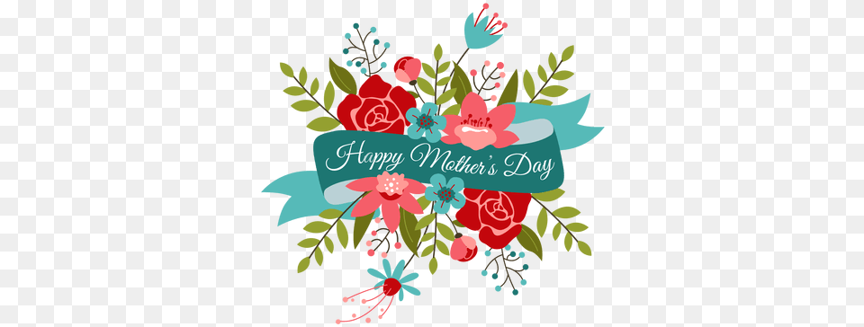 Feliz Dia Del Madre Ramo De Flores Simple Happy Mothers Day, Art, Floral Design, Graphics, Pattern Png