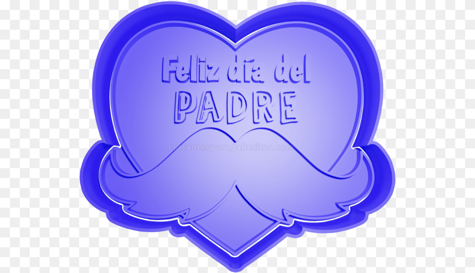 Feliz Dia Del Padre Corazon Con Mostacho Girly, Birthday Cake, Cake, Cream, Dessert Png Image