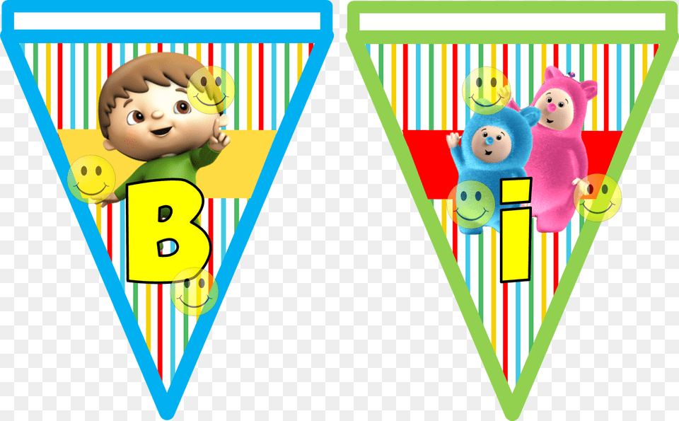 Feliz Letras De Baby Tv, Triangle, Person, Face, Head Free Png