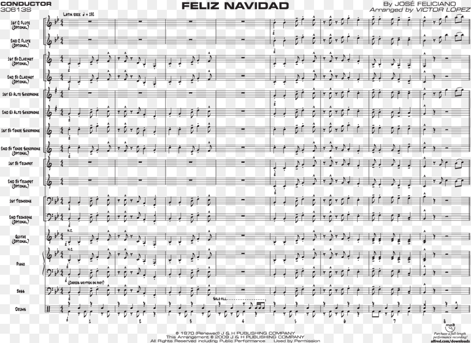 Feliz Navidad Thumbnail Feliz Navidad Thumbnail Augustus Gloop Sheet Music, Architecture, Building, Page, Text Png