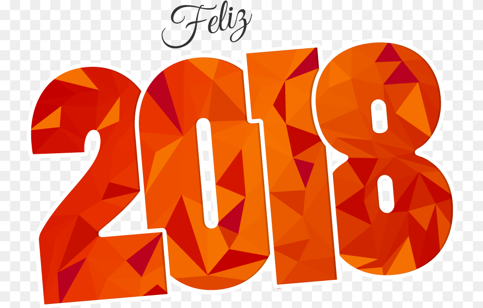 Feliz Nuevo Felicidades Nuevo 2018, Number, Symbol, Text, Dynamite Png