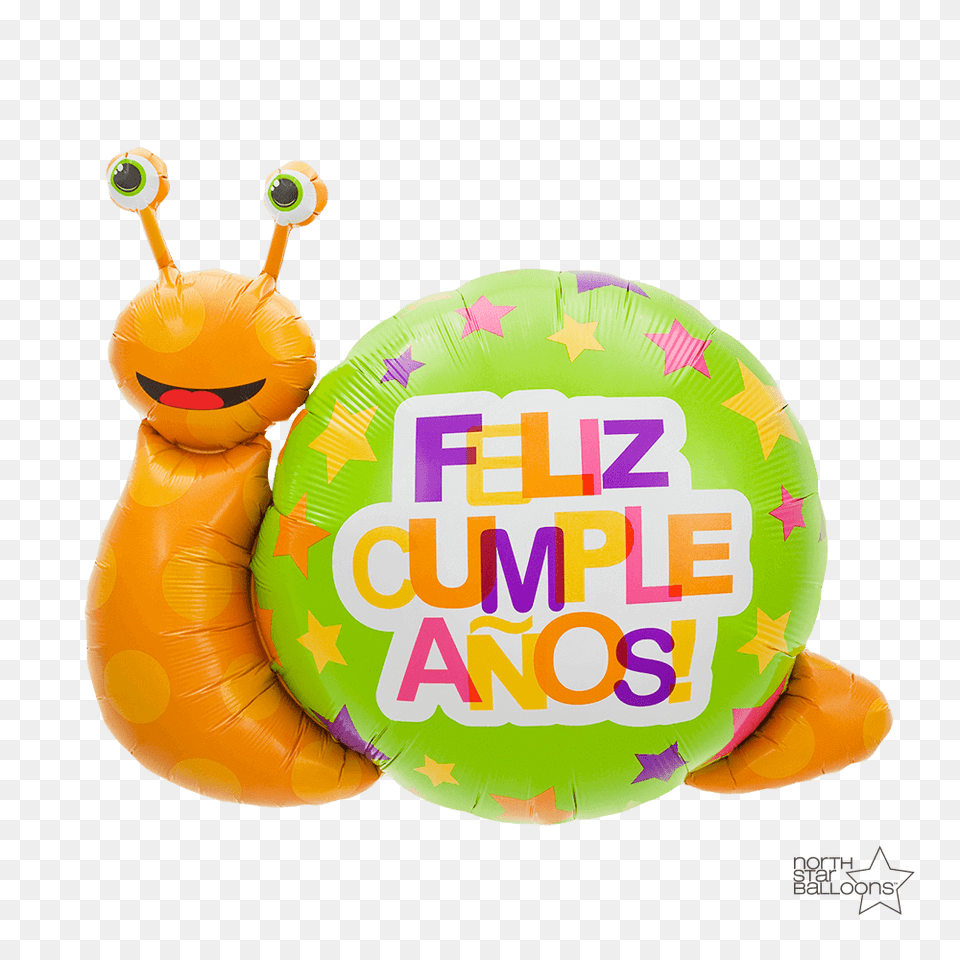 Feliz Snail In Northstar Balloons, Food, Fruit, Plant, Produce Free Png