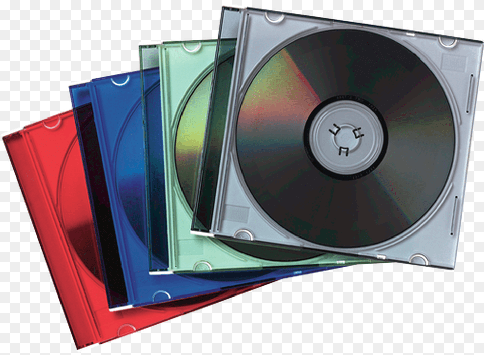 Fellowes Cd Jewel Case Slimline Colours Music Cds, Disk, Dvd Free Png