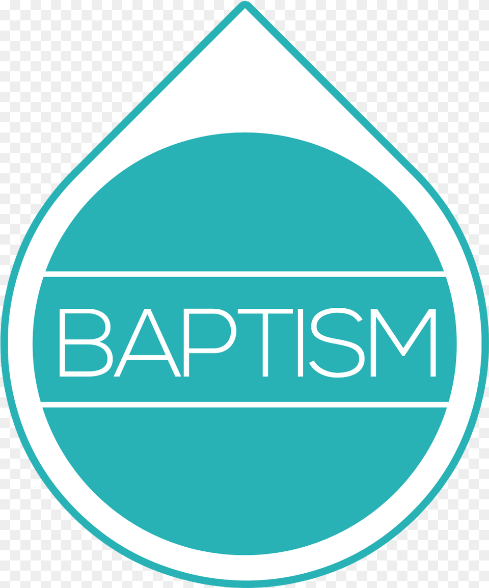Fellowship Church Baptism, Sticker, Logo, Droplet, Turquoise Free Png