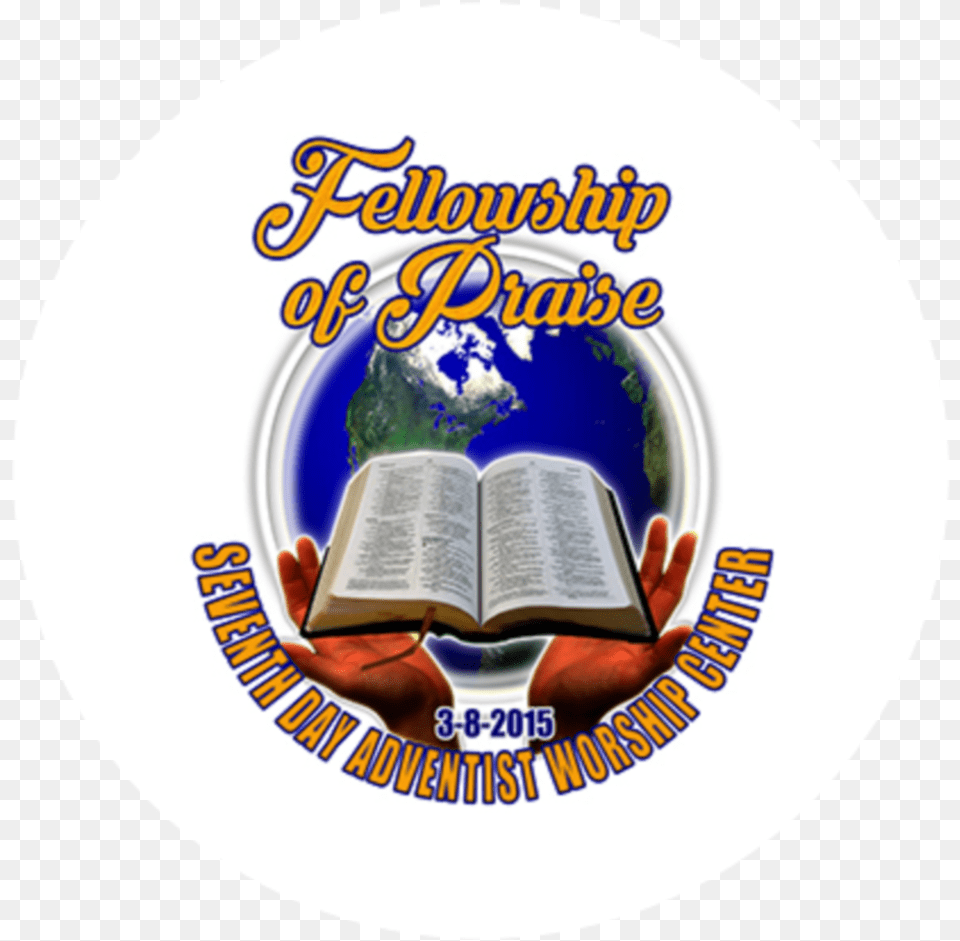 Fellowship Praise Logo Circle Poster, Person, Reading, Book, Publication Free Png Download
