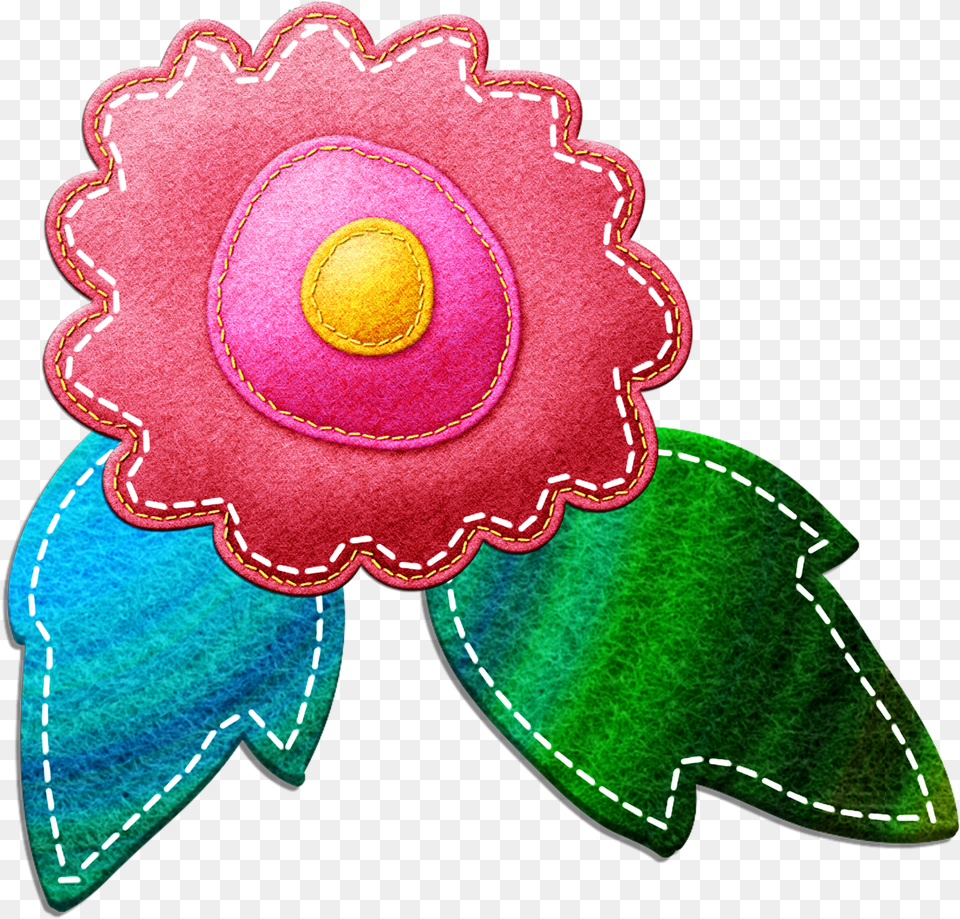 Felt Flower Day Of The Dead Floral Design, Accessories, Jewelry, Pattern, Brooch Free Png Download