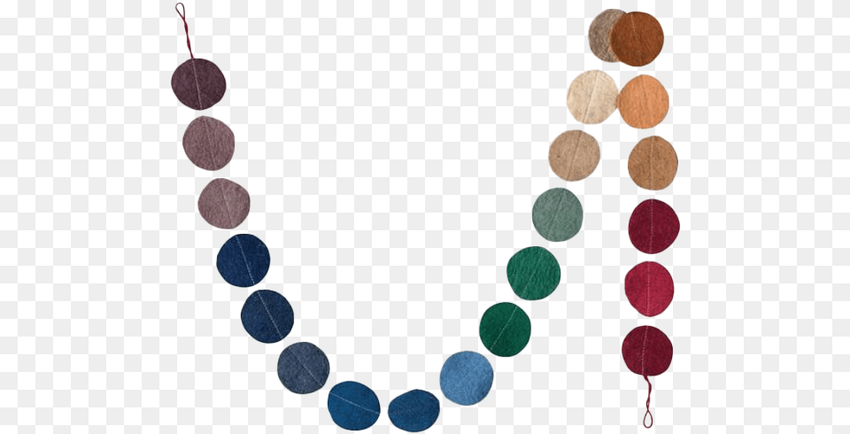 Felt Garland File Creative Co Op Felt Garland, Accessories, Necklace, Jewelry, Outdoors Png Image